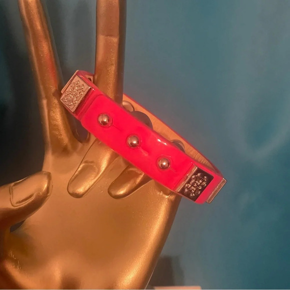 Barbie Pink Rustic Cuff Bracelet - Picture 3 of 3